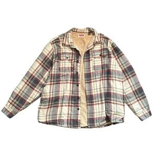 Wrangler Fur Lined Flannel Button Down